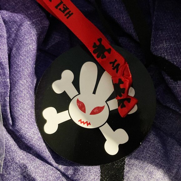 HELL BUNNY NWT Ombre purple black Haunt Graveyard circle skirt 1950s style SMALL - Picture 14 of 16